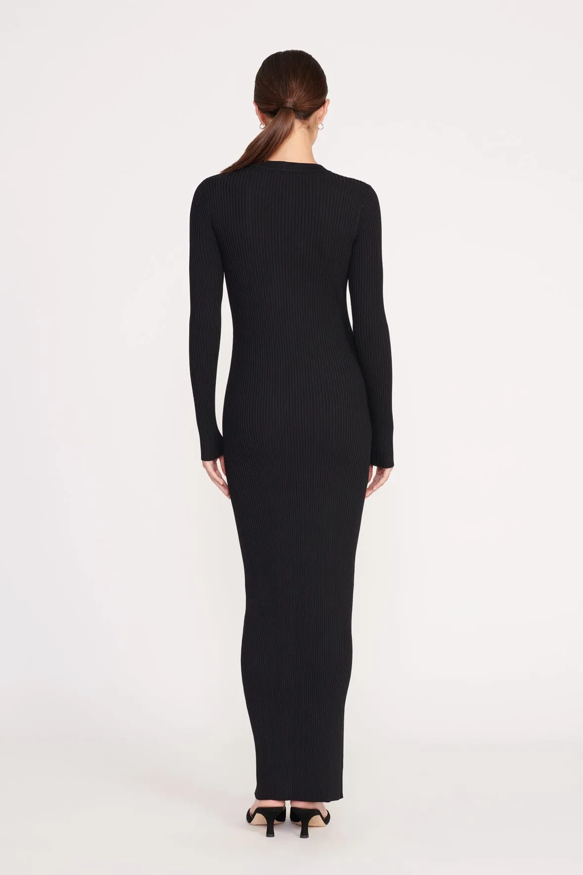 Pure Stitch MAXI SHOKO SWEATER | BLACK