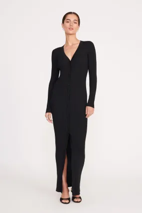 MAXI SHOKO SWEATER | BLACK Silk-Blend