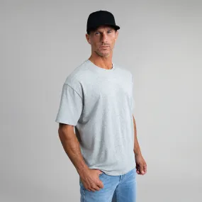Soft Blended Fabric Cloud Crew Drop T-Shirt