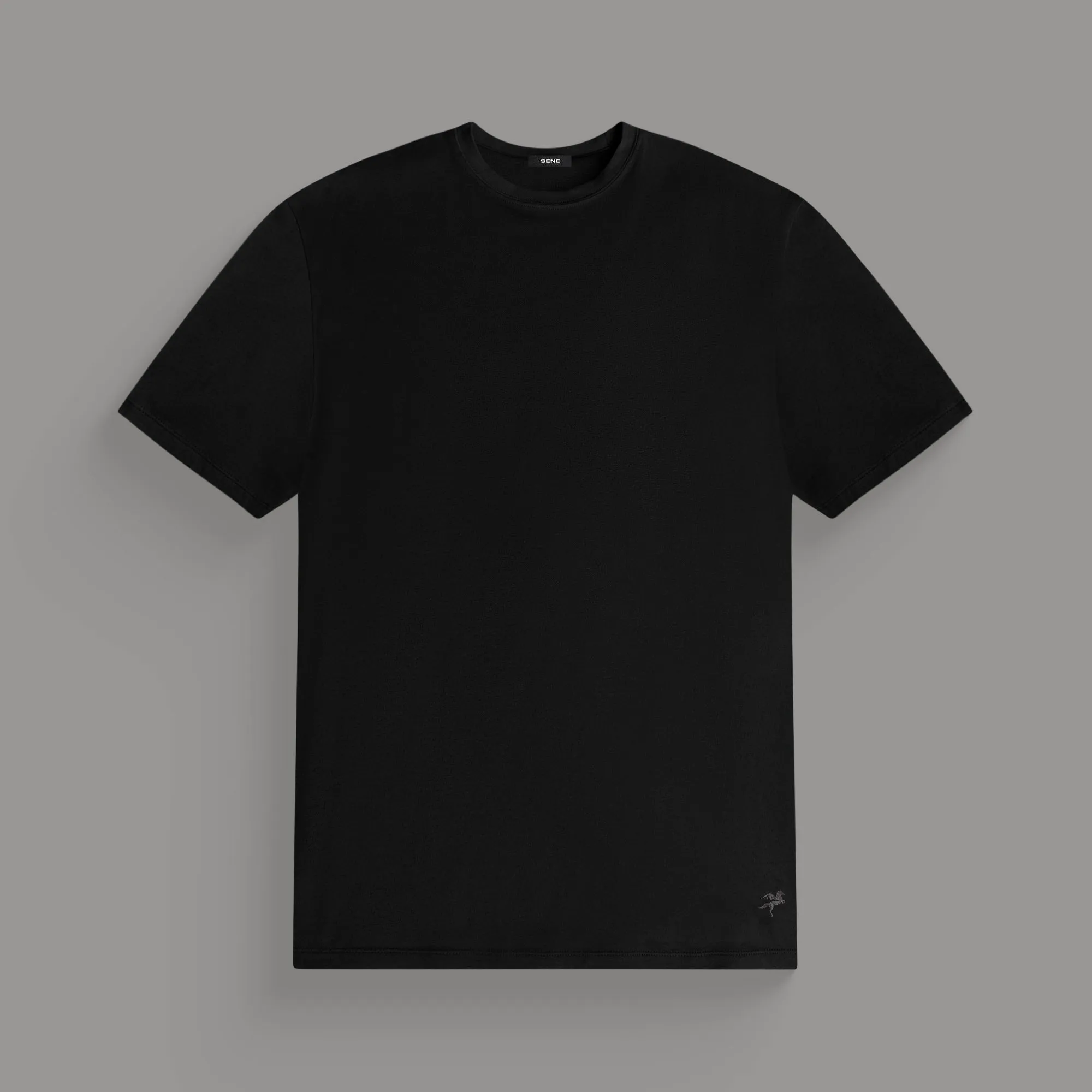 Ventilated Back Panel Flatlock Seam Design Cloud Crew T-Shirt