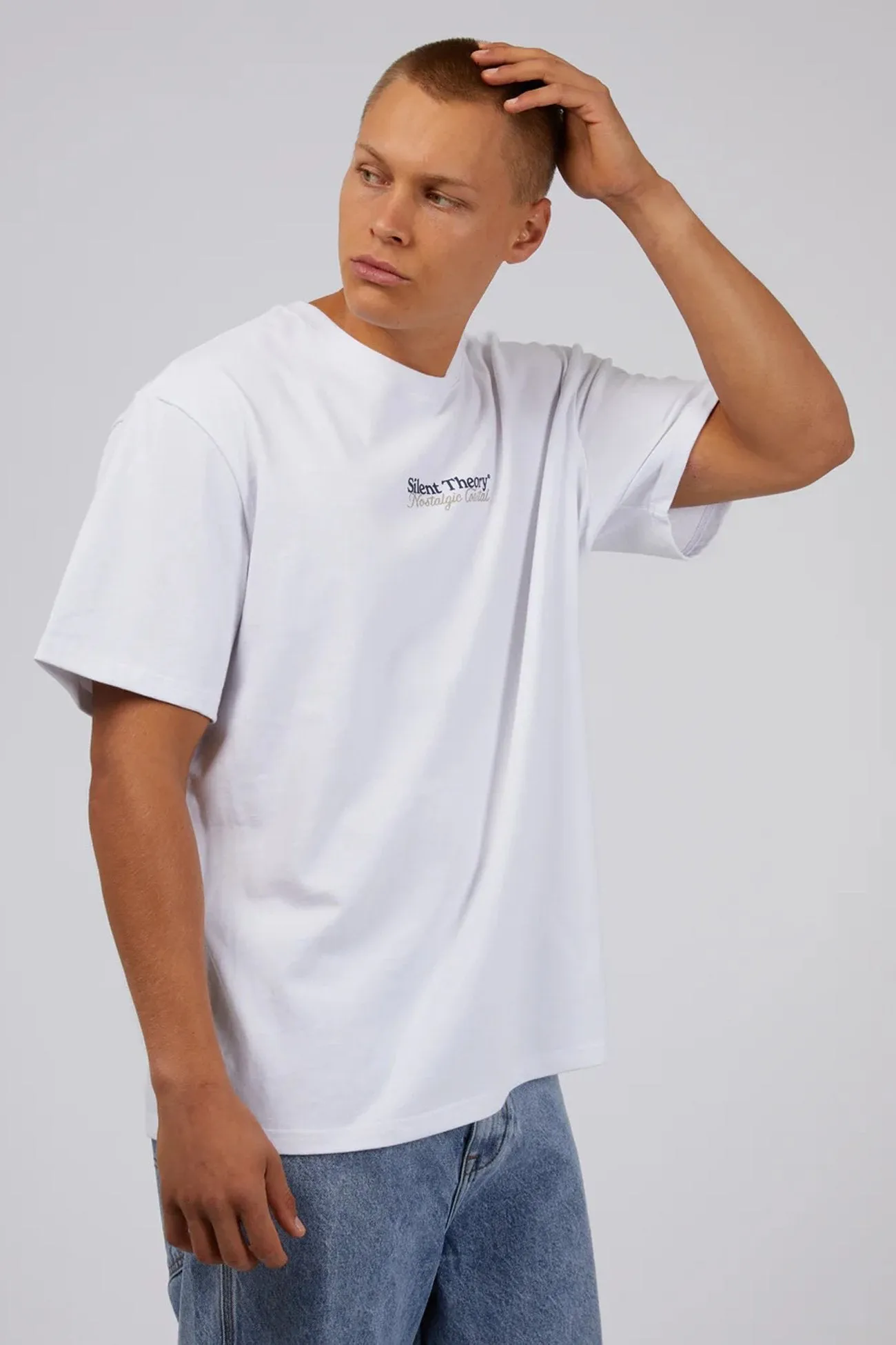 Anti Pilling WaffleWeave Coastal Tee White