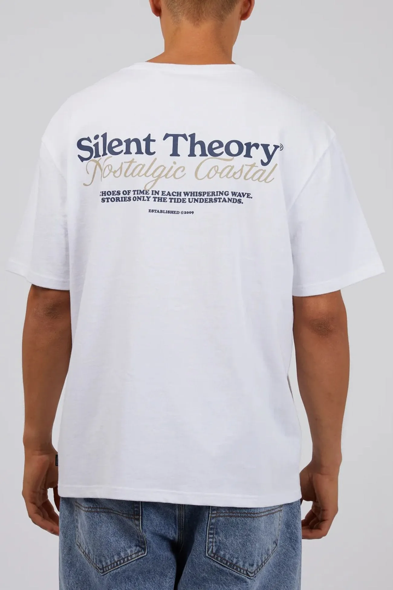 TaglessComfort HypoallergenicConstruction Coastal Tee White