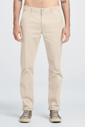 Z Stretch Chino Stone Casual Must-Have DoubleLayeredFabric