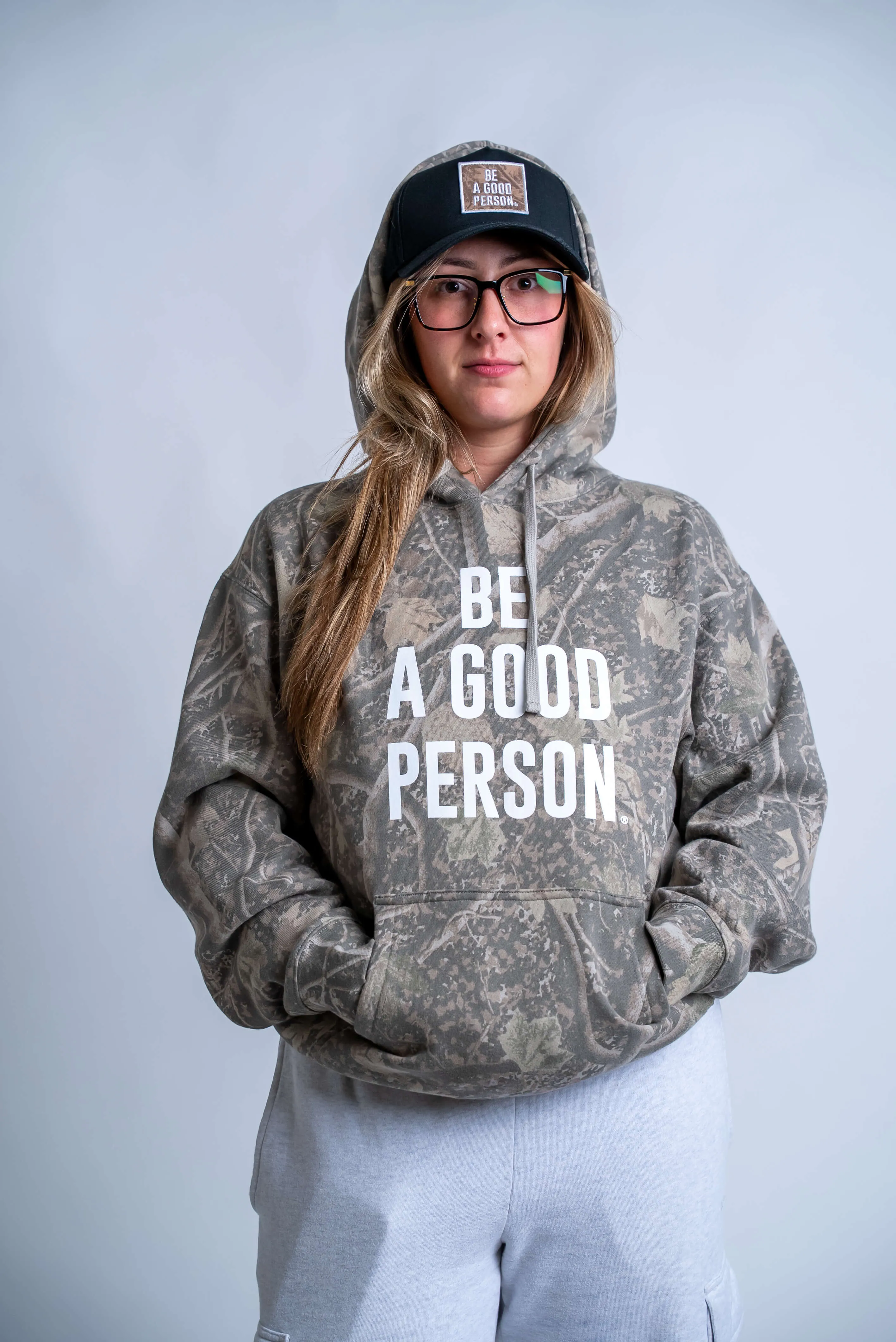 river rafting Flexible Hood Structure Signature Mid-Weight Hoodie - Deadwood Camo