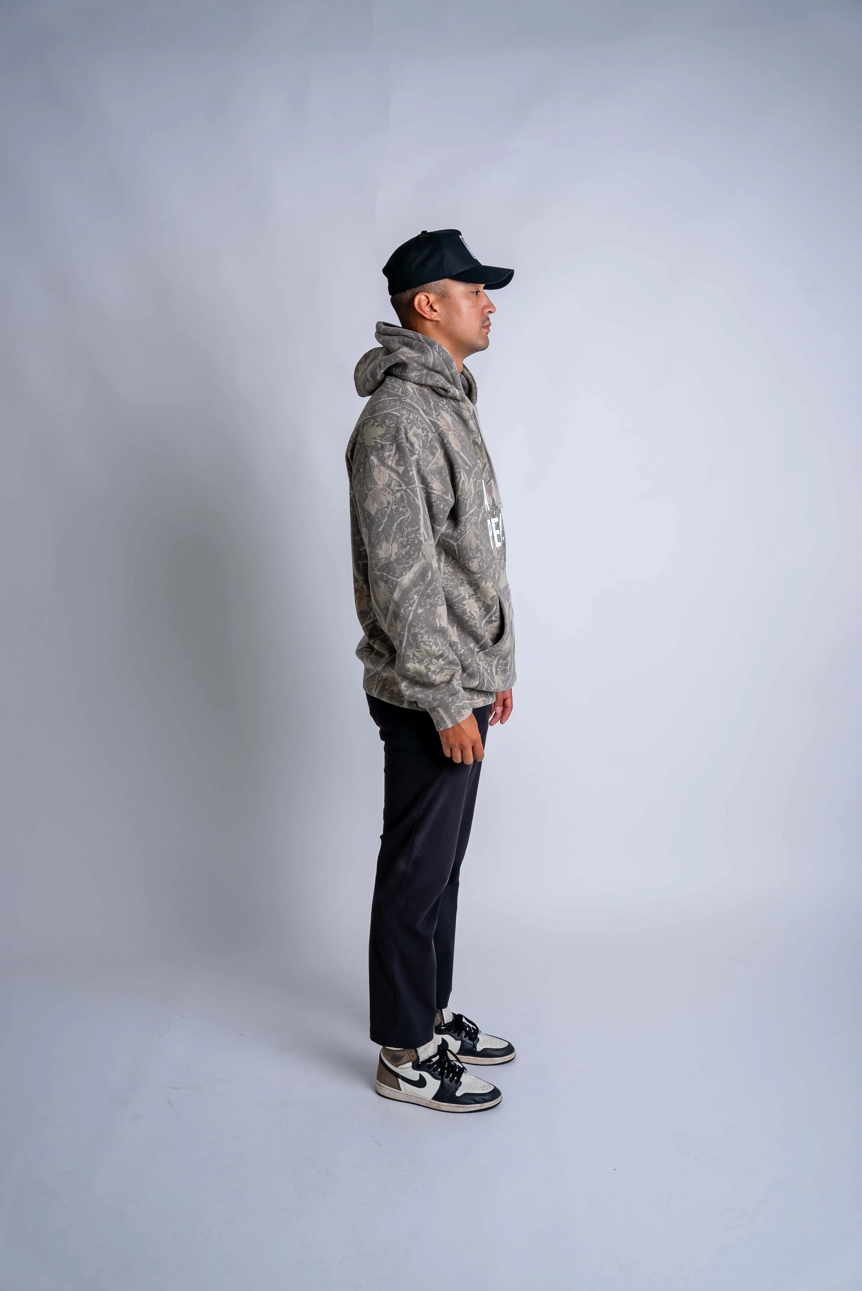 upcycled design Signature Mid-Weight Hoodie - Deadwood Camo