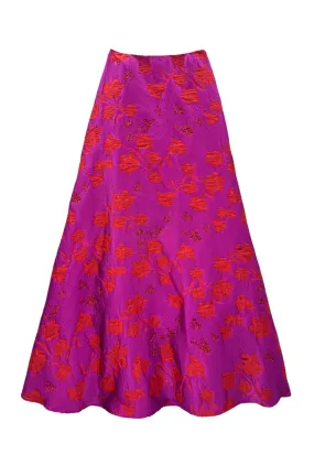 Low Bulk Material The Laura Skirt MAXI - Rani Pink