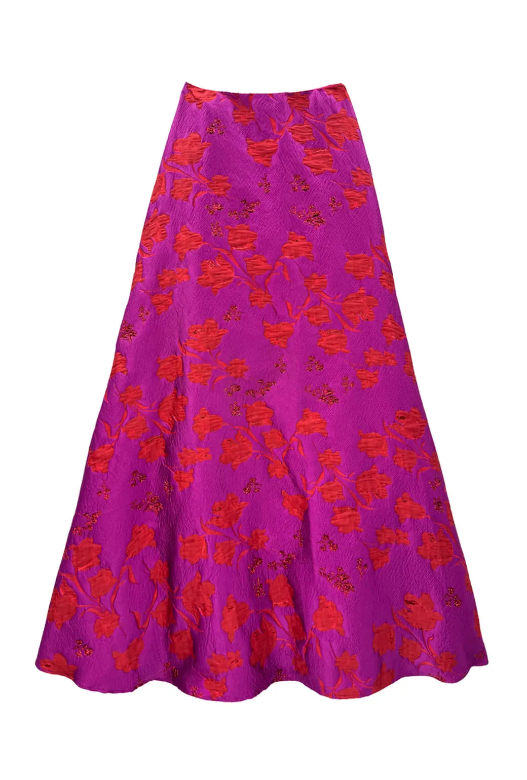Low Bulk Material The Laura Skirt MAXI - Rani Pink