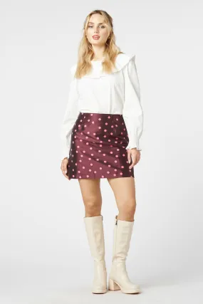 Bonnie Spot Skirt Comfort Layer Wear Polished Look