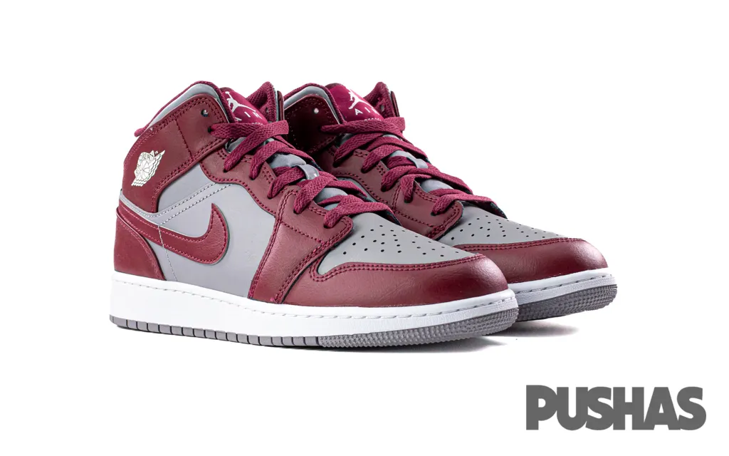 Ergo Touch Air Jordan 1 Mid 'Cherrywood Red' GS (2022)