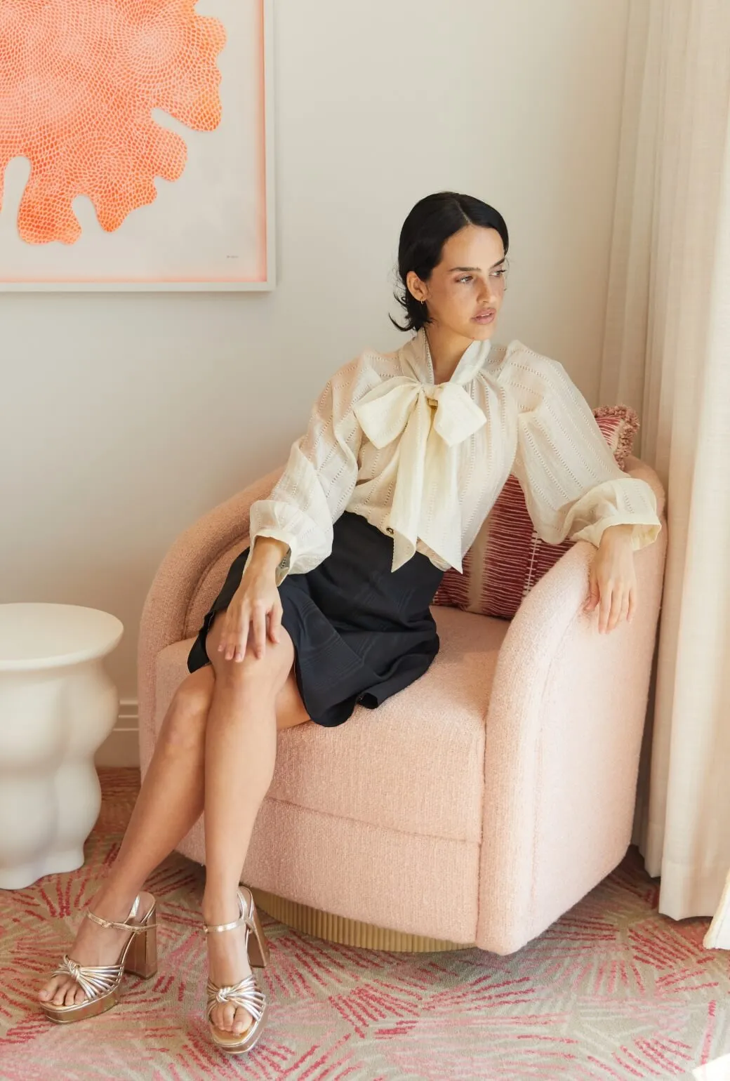 The Laura Mini - Noir Moir?? Chilly Comfort