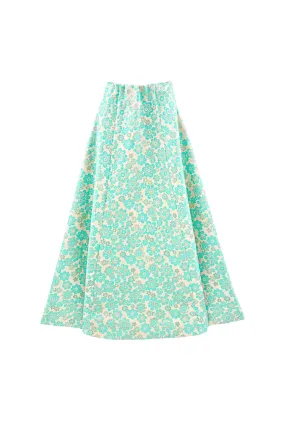 Lightweight Layer Comfort Layer Guest Skirt - Aqua Brightline