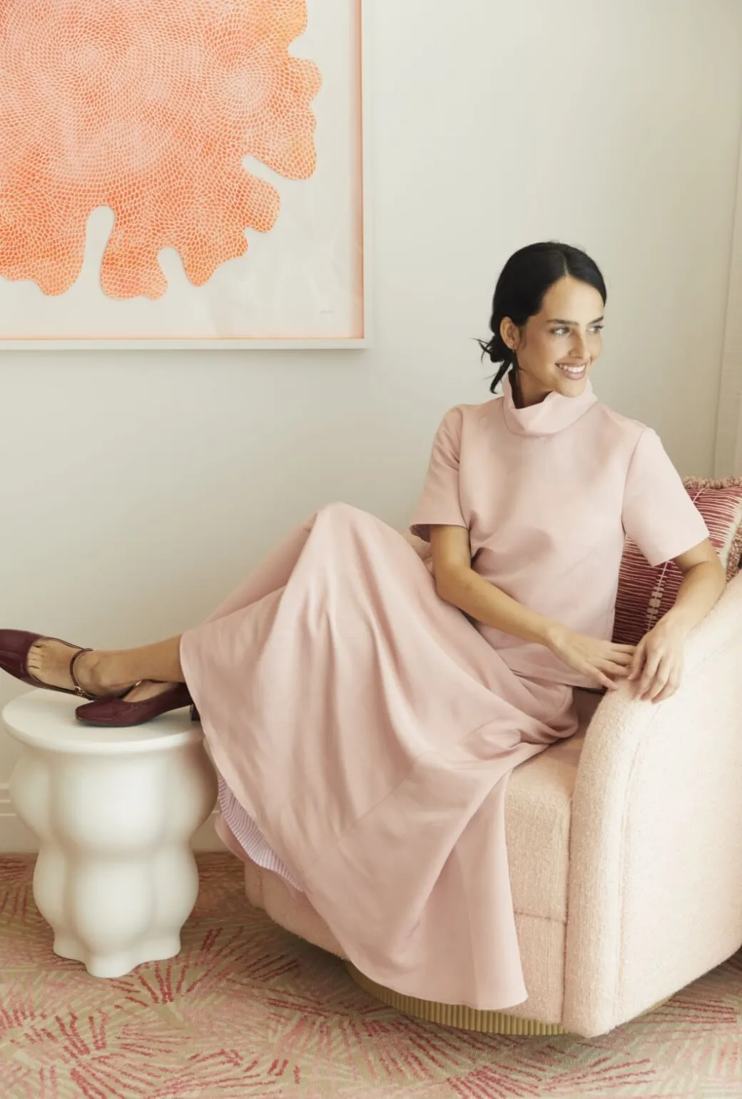 Minimal Cut Outdoor Adventure The Laura Skirt - Ballet Pink Moir??