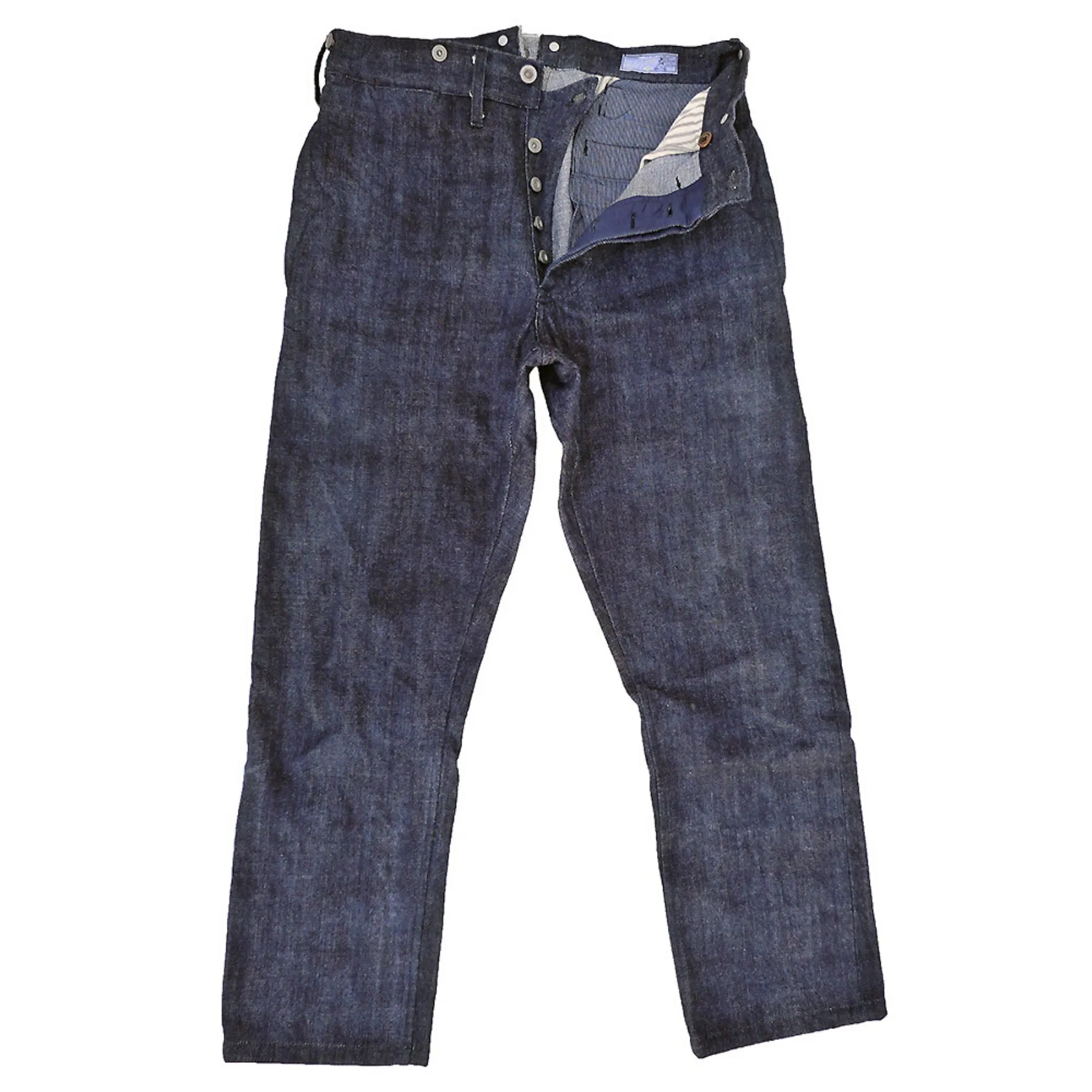 Le Vaillant Pants Indigo Hawaii Denim - Warehouse Sleek Look