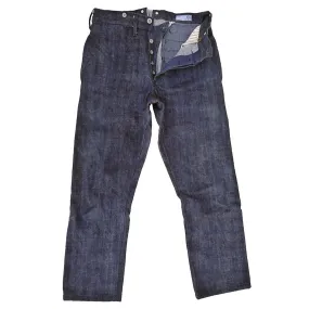 Le Vaillant Pants Indigo Hawaii Denim - Warehouse Sleek Look