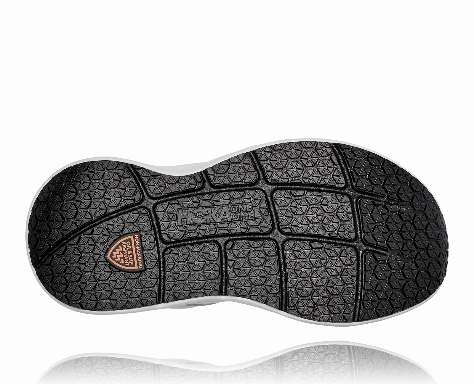HOKA BONDI SR (SLIP RESISTANCE) MEN WIDE Multi Layer Interior Reinforced Achilles Notch