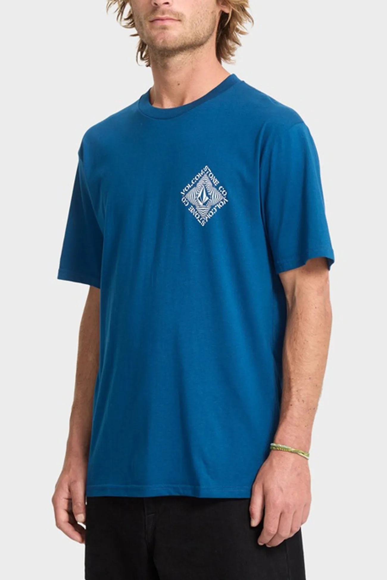 Lightweight pullover AthleisureReady Obtical BSC Short Sleeve Tee Cosmic Blue
