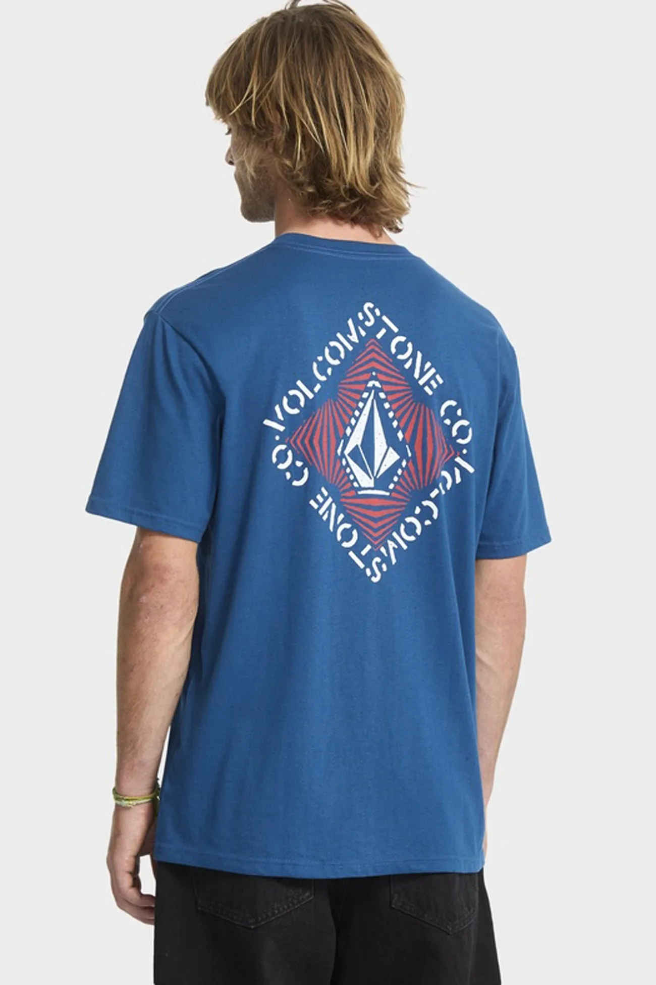 QuickDryTech SweatWicking Fabric Obtical BSC Short Sleeve Tee Cosmic Blue