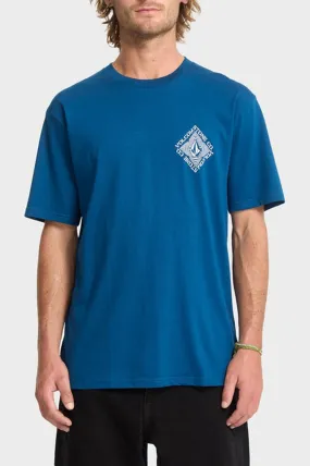 RollUpCuff Obtical BSC Short Sleeve Tee Cosmic Blue