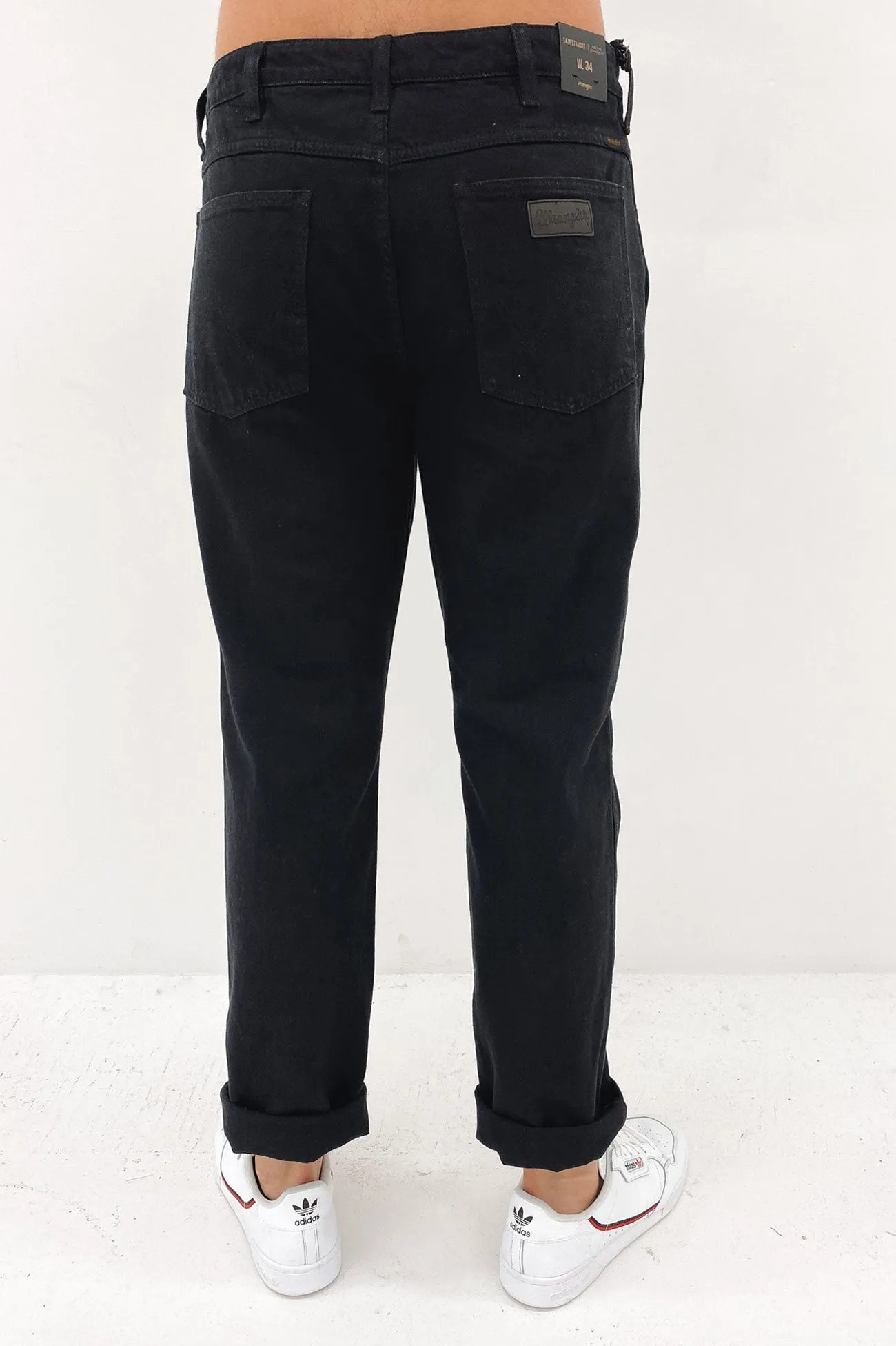 Eazy Straight Jean Black Opal DoubleLayeredKnees Active Motion