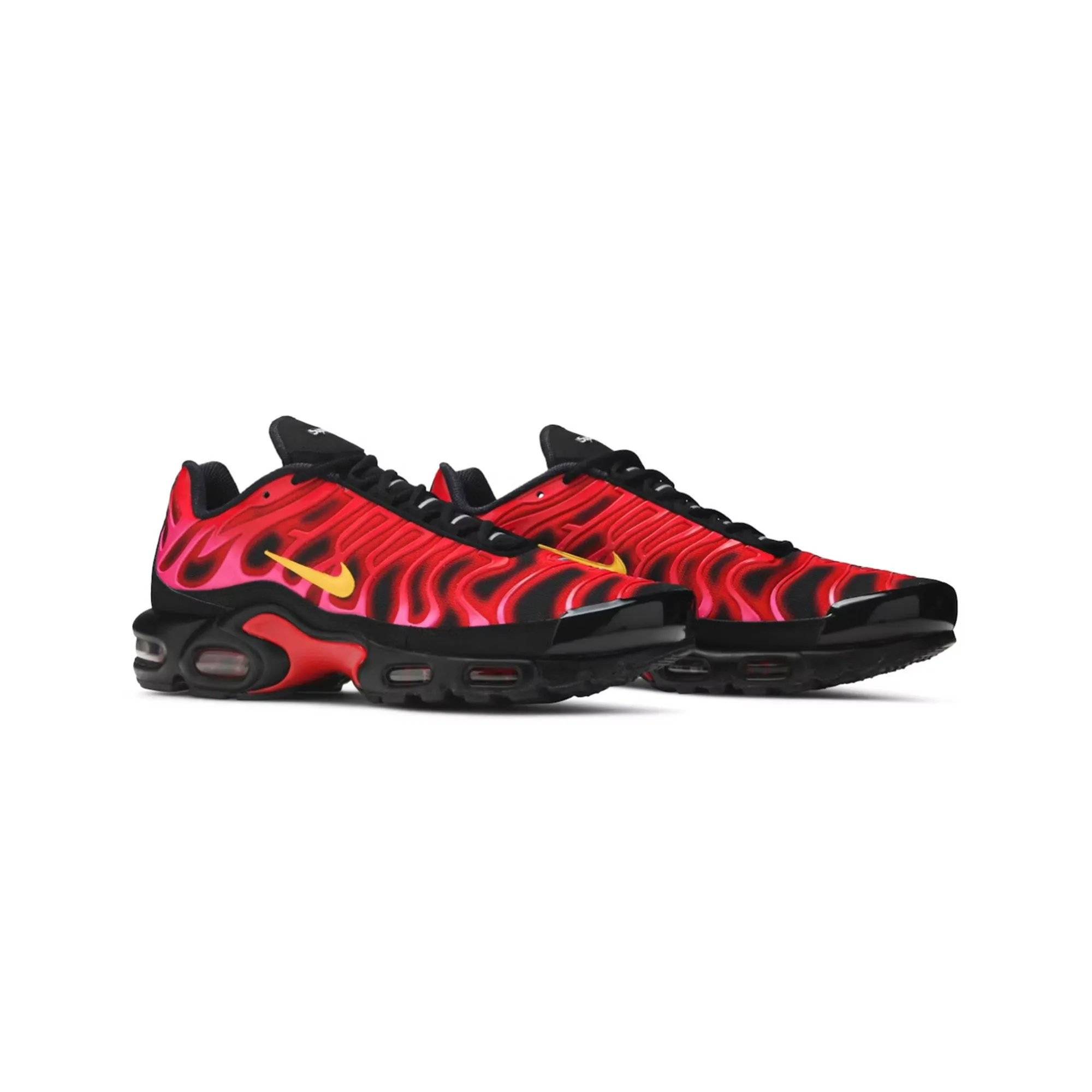 Dynamic Lacing Stable Heel Counter Air Max TN Plus x Supreme 'Black' (2020)