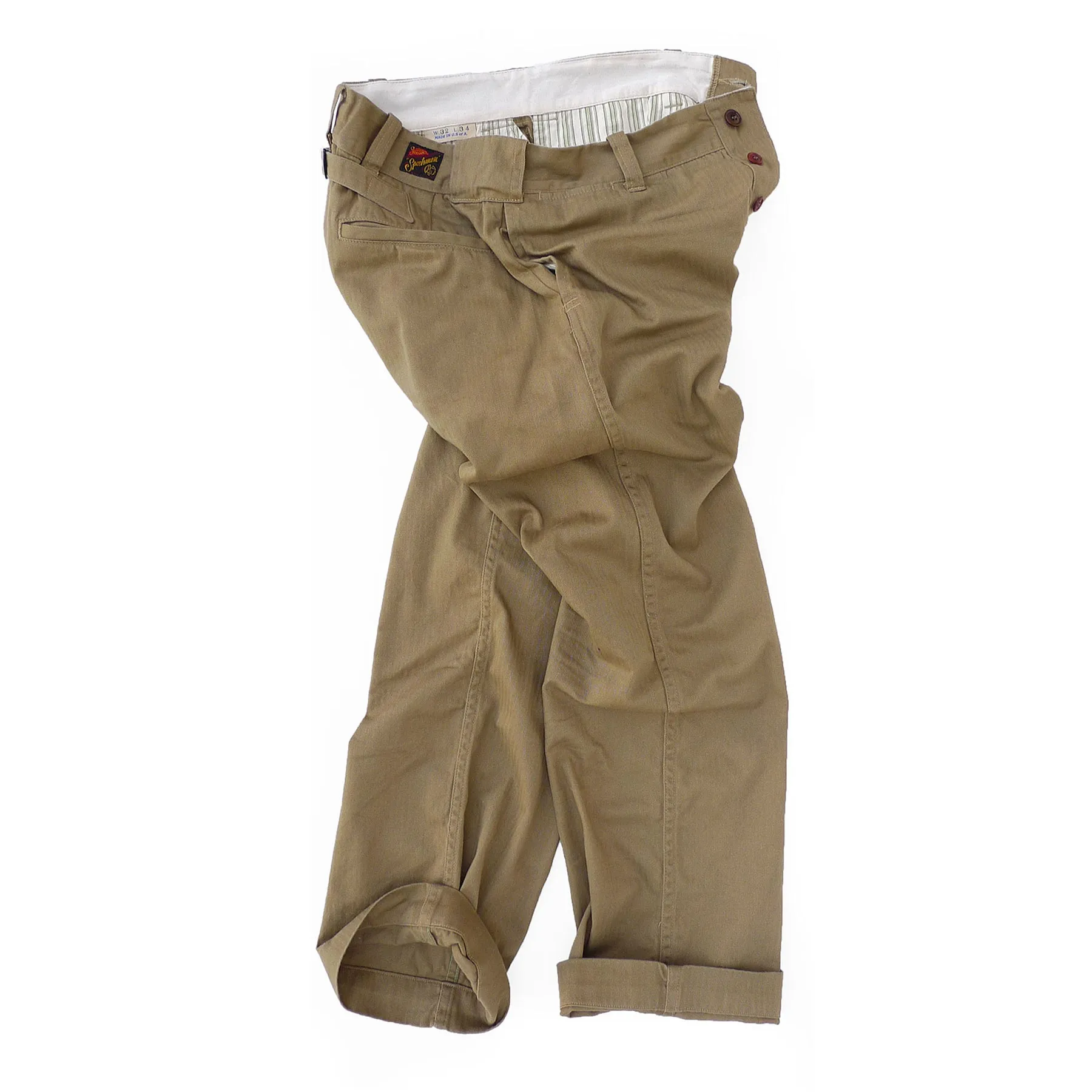 Street Style Sportsman Chinos - NOS Khaki HBT - Warehouse