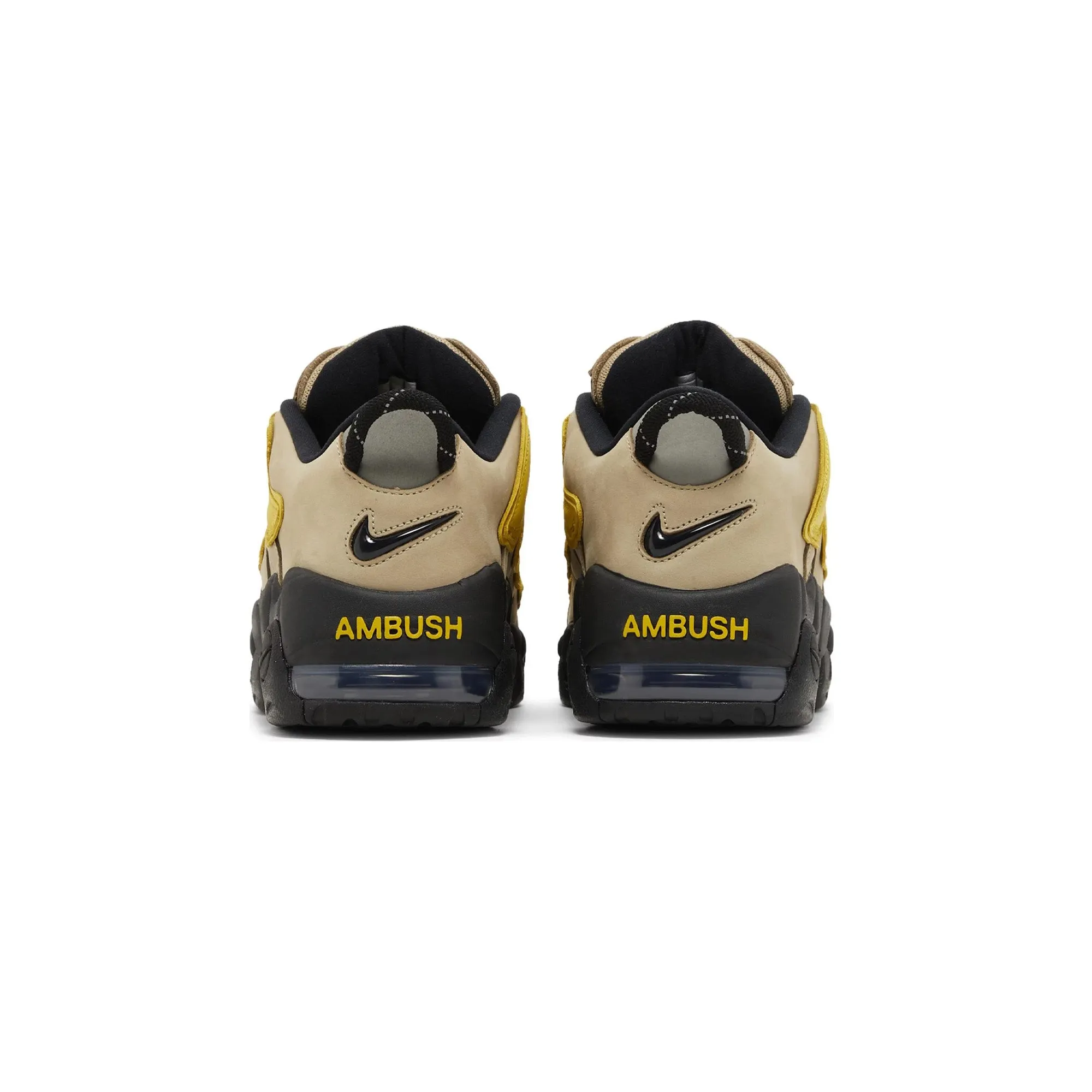 Air More Uptempo Low 'AMBUSH Vivid Sulfur Limestone' (2023) Step Precision Durable Feel