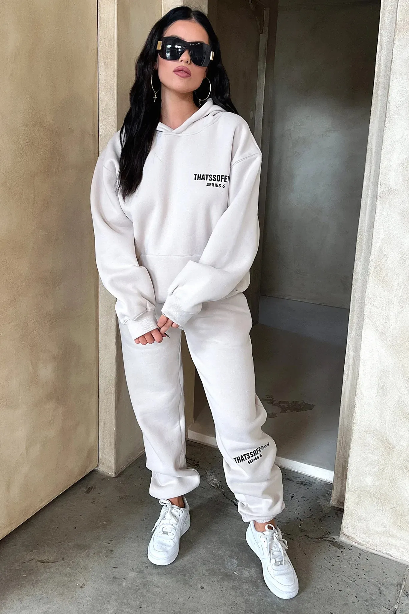 Series 6 Sweatpants - Bone ReinforcedSeams Soft Fabric