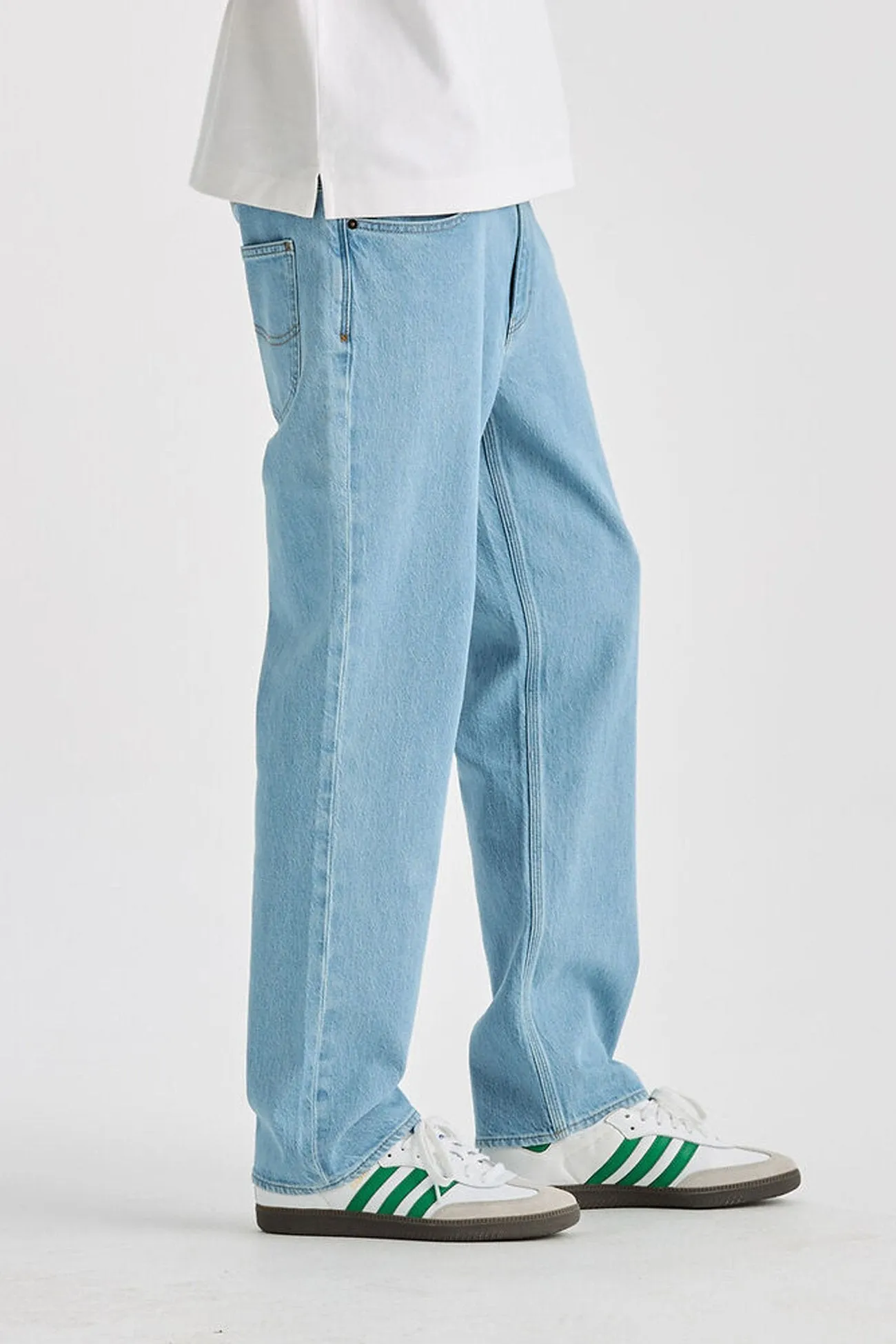 L-Three Jean Gridlock Blue Quick Access Pockets CompressionFitFabric