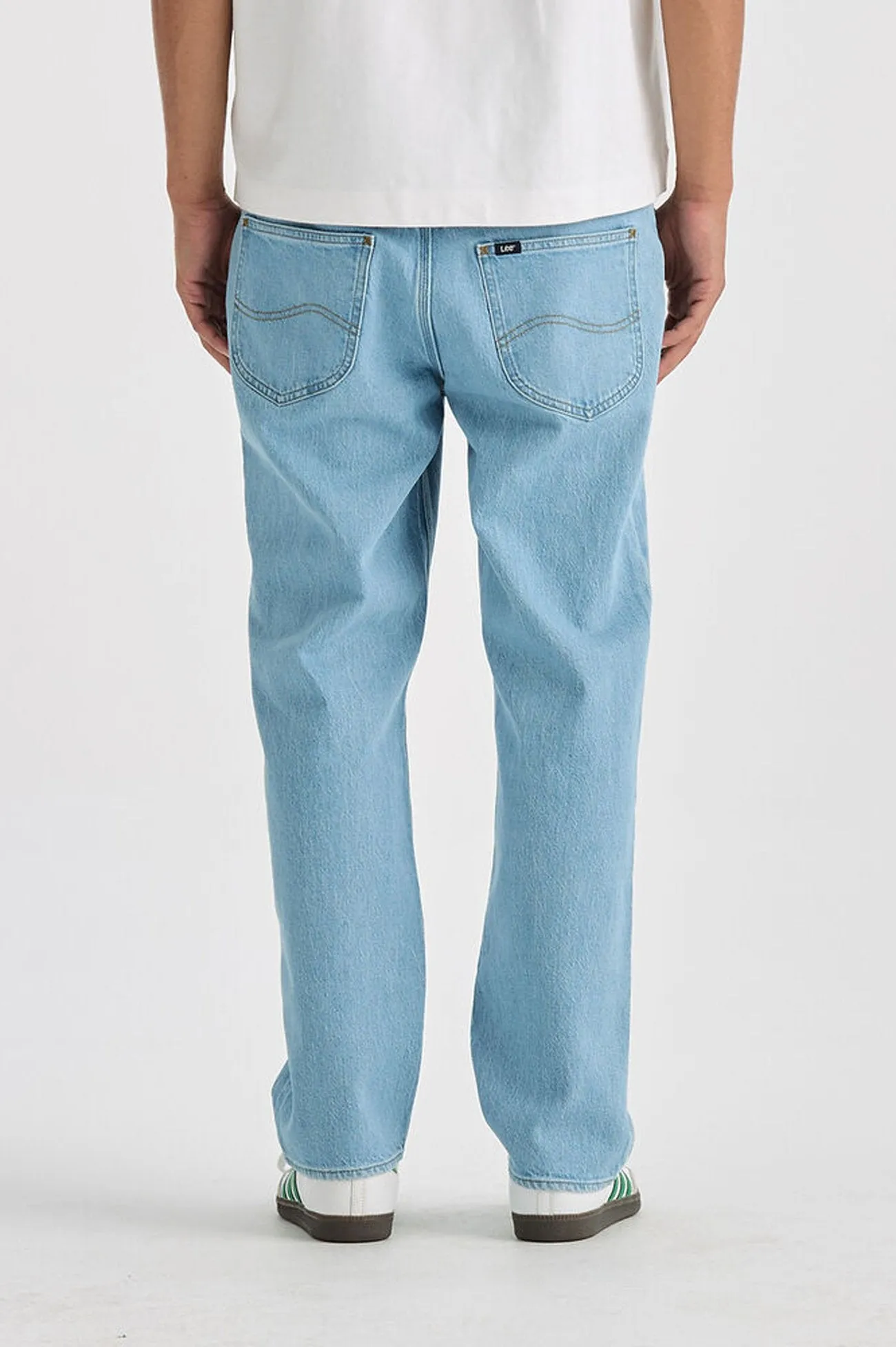 L-Three Jean Gridlock Blue Stretch waistband