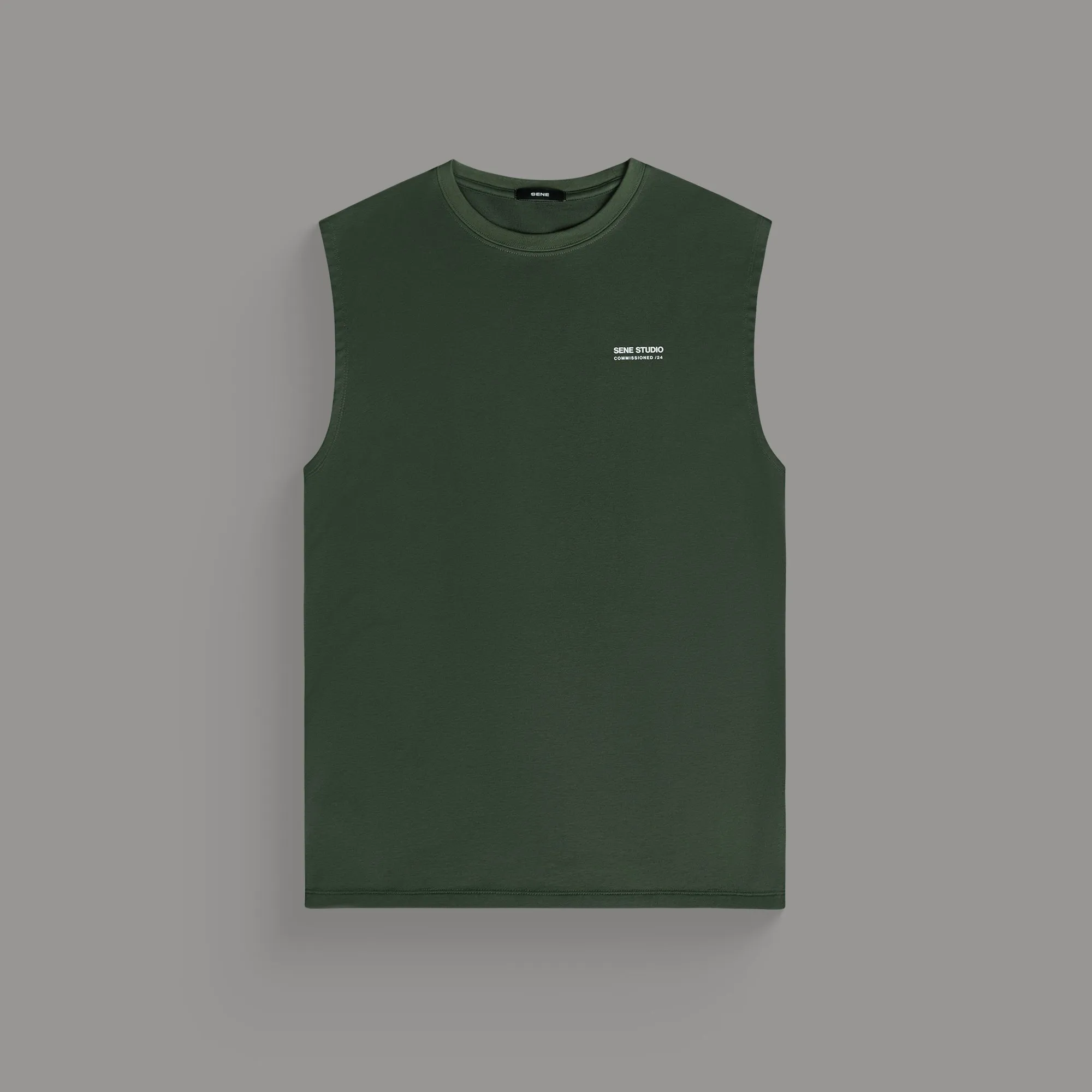 Multi Panel Cut ComfortStretchFit Commissioned Cumulus Tank Top