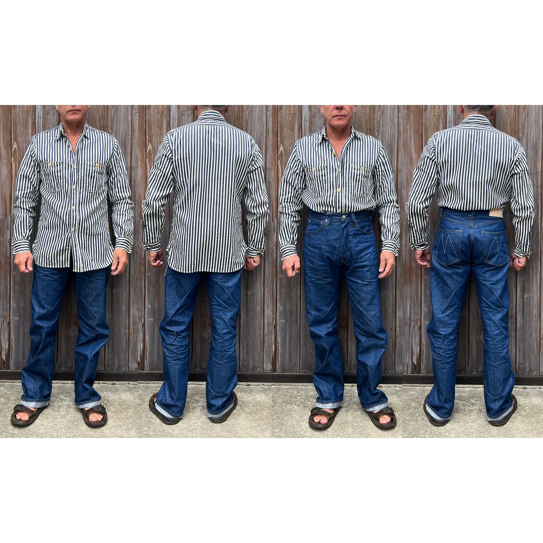 Workman Shirt - NOS Hickory Button-up