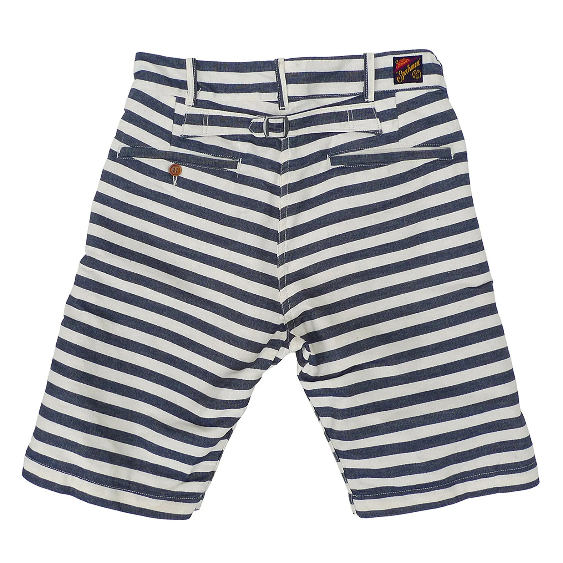 Continental Bermudas - NOS Stripe No Pressure Chill Vibes