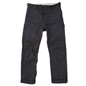Continental Trousers - JC Black Coated Denim Smart Style BreathableFabric