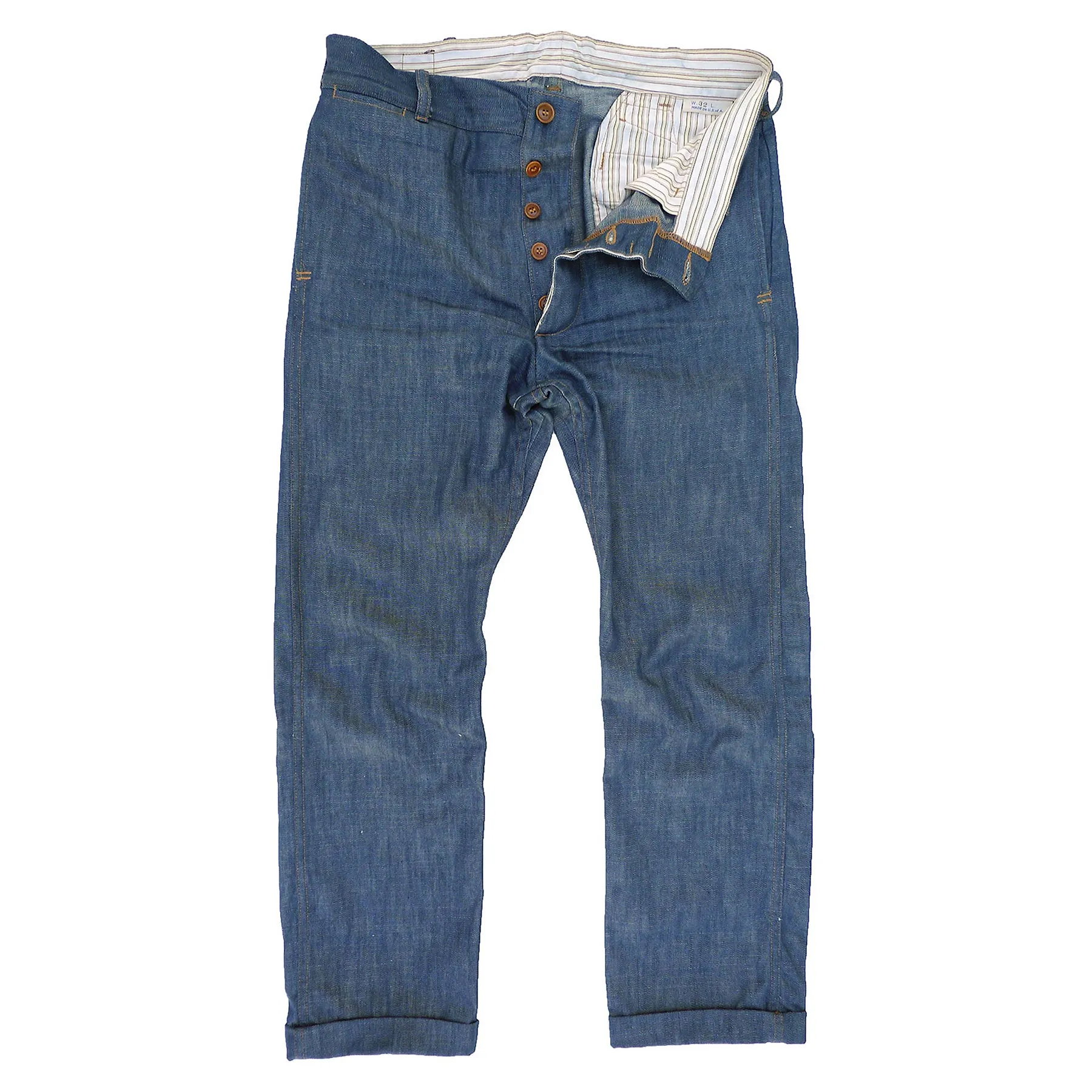 Quick Move Reversible design Continental Trousers - Player Denim - Warehouse