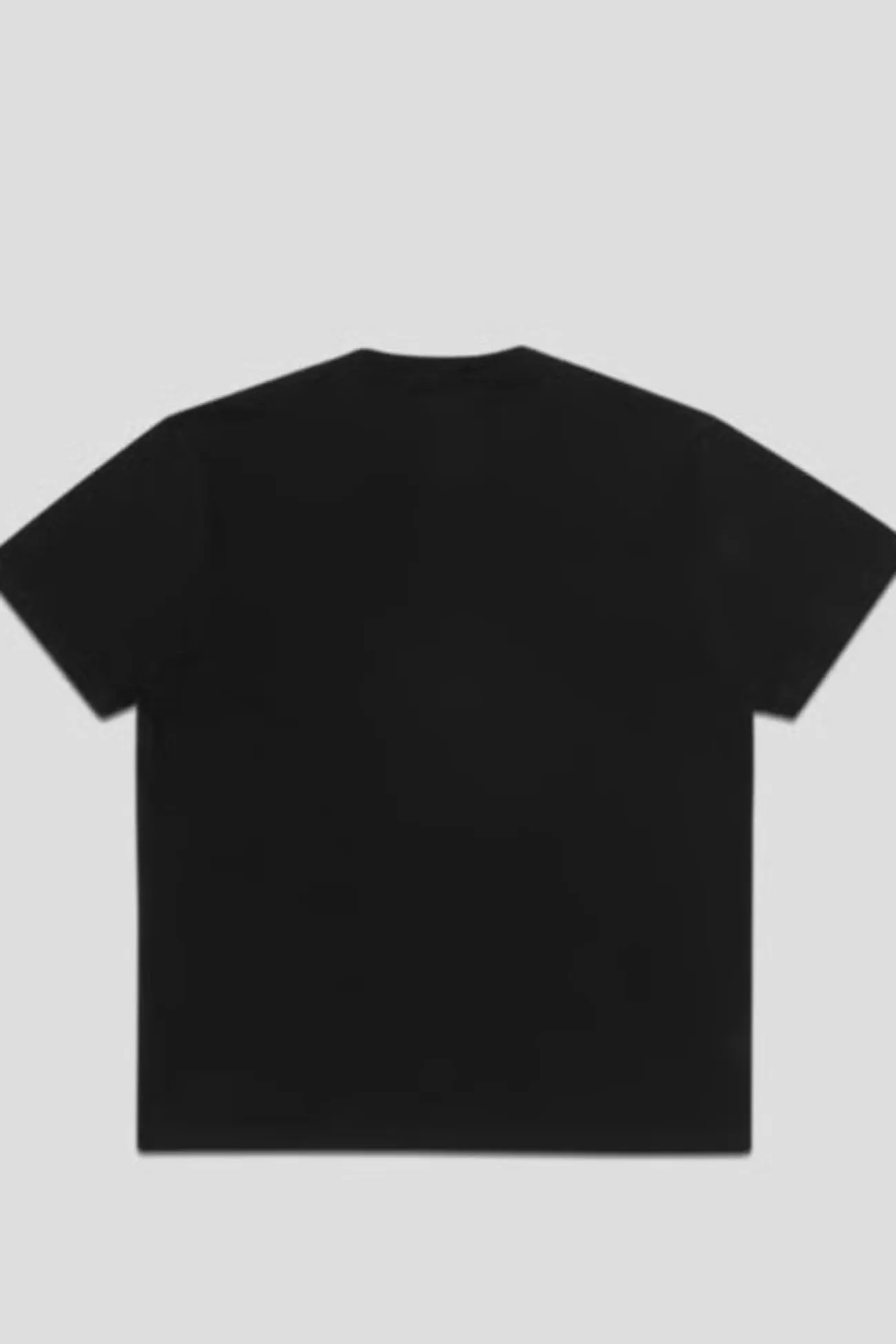 Layered Collar Heavy Jersey Pocket Tee Black