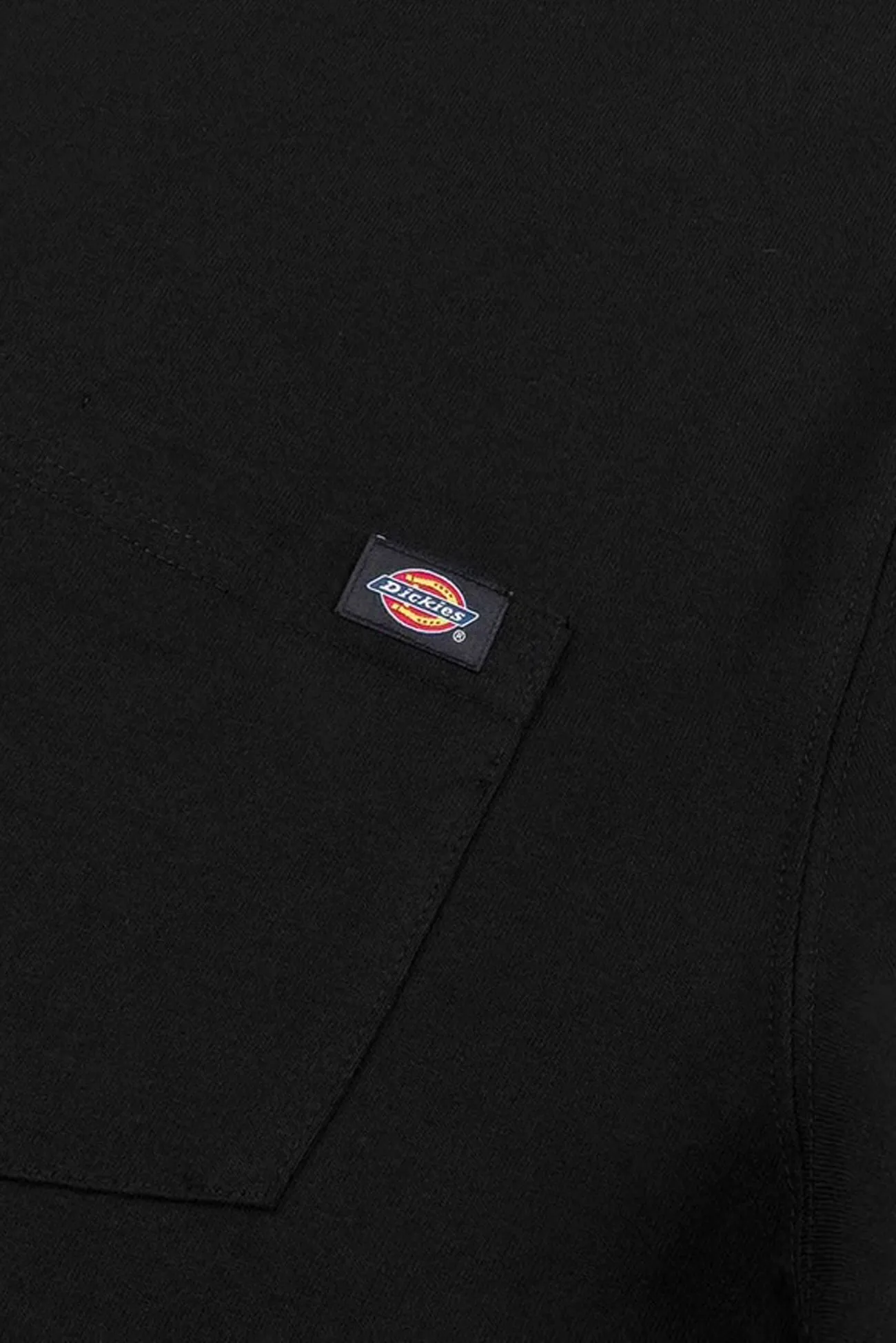 Heavy Jersey Pocket Tee Black NonRestrictive Cut