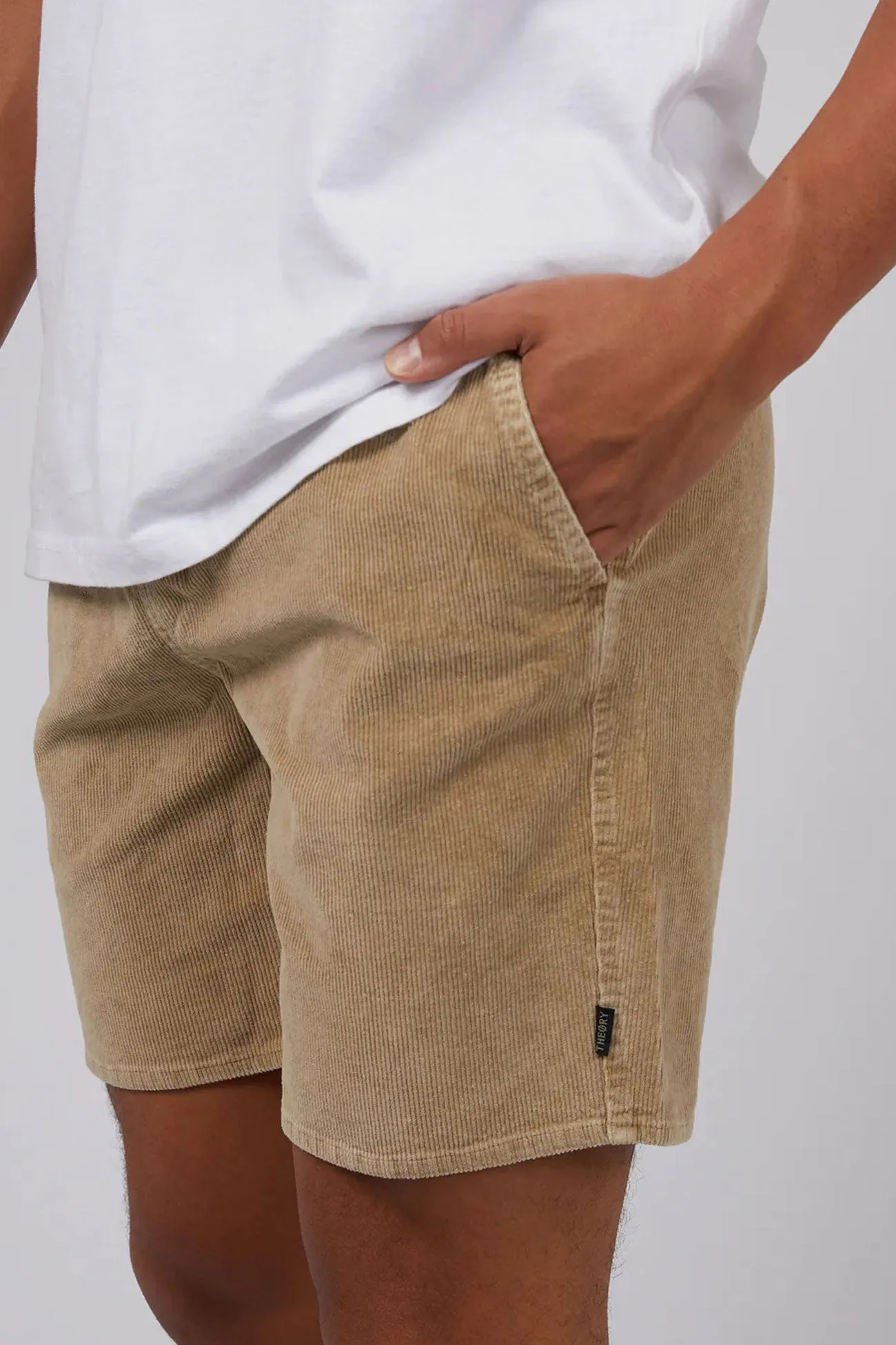 Fit For Movement Cord Short Tan