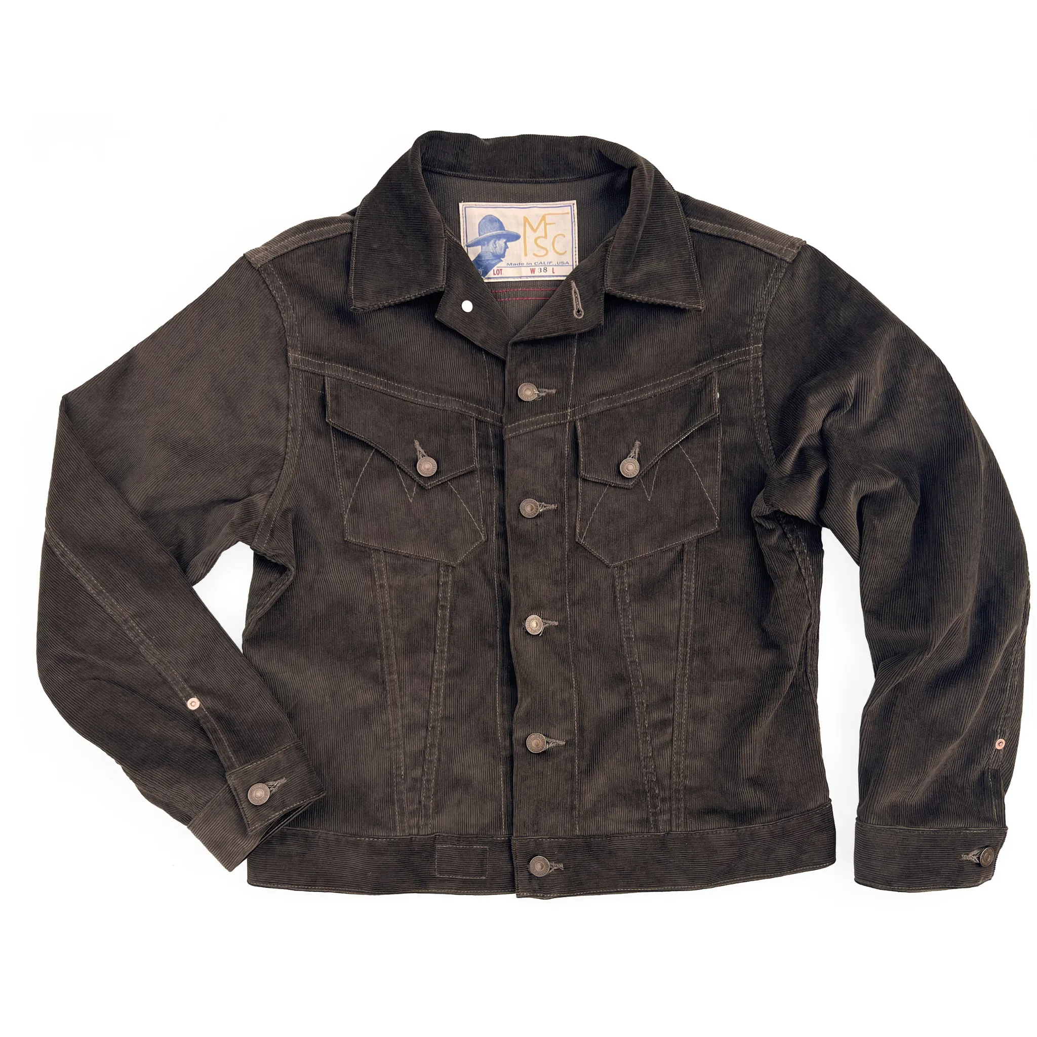Cowboy Jacket Corduroy - Brown Oversized Fit