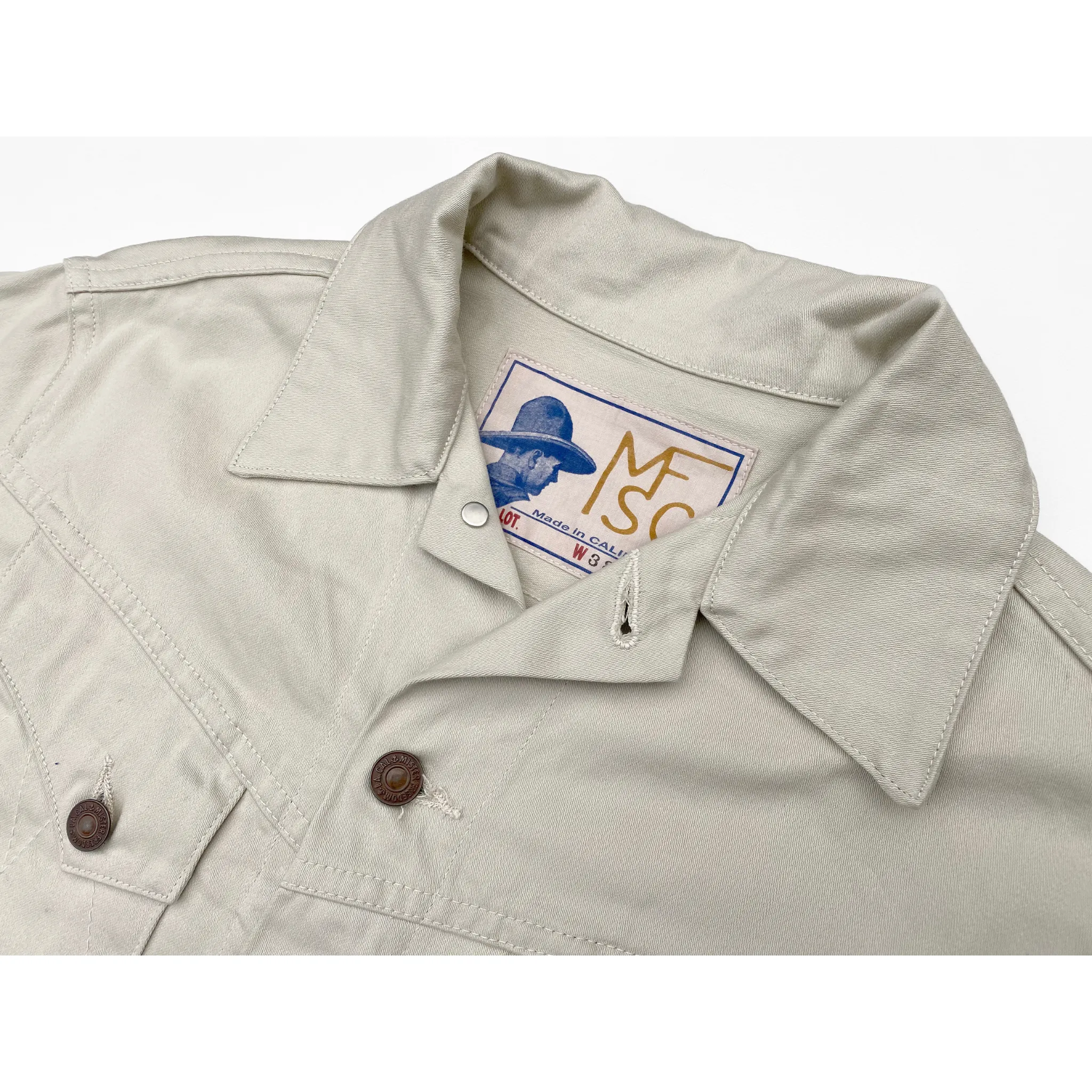 Cowboy Jacket - Wheat Sateen Trendy Feel