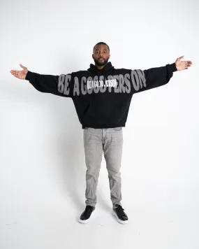 Pinched Slouch Fit Hoodie - Black Everyday Use