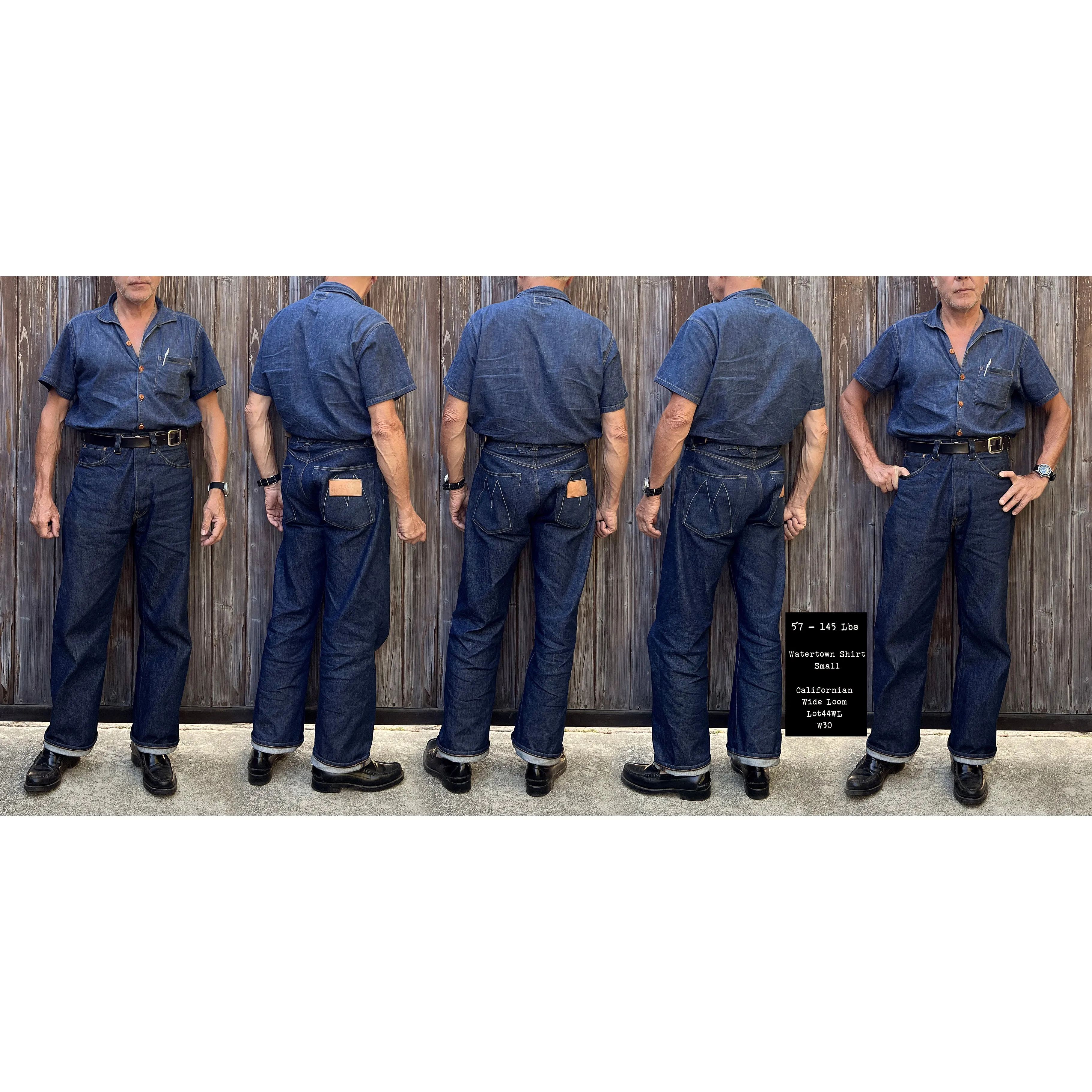 Californian Lot.44WL "Wide Loom" Buckle Back Hygienic Inner Layer Breathable mesh