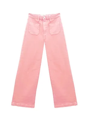 QuickReleaseClosures Full Comfort Patch Pocket Jeans - Rose