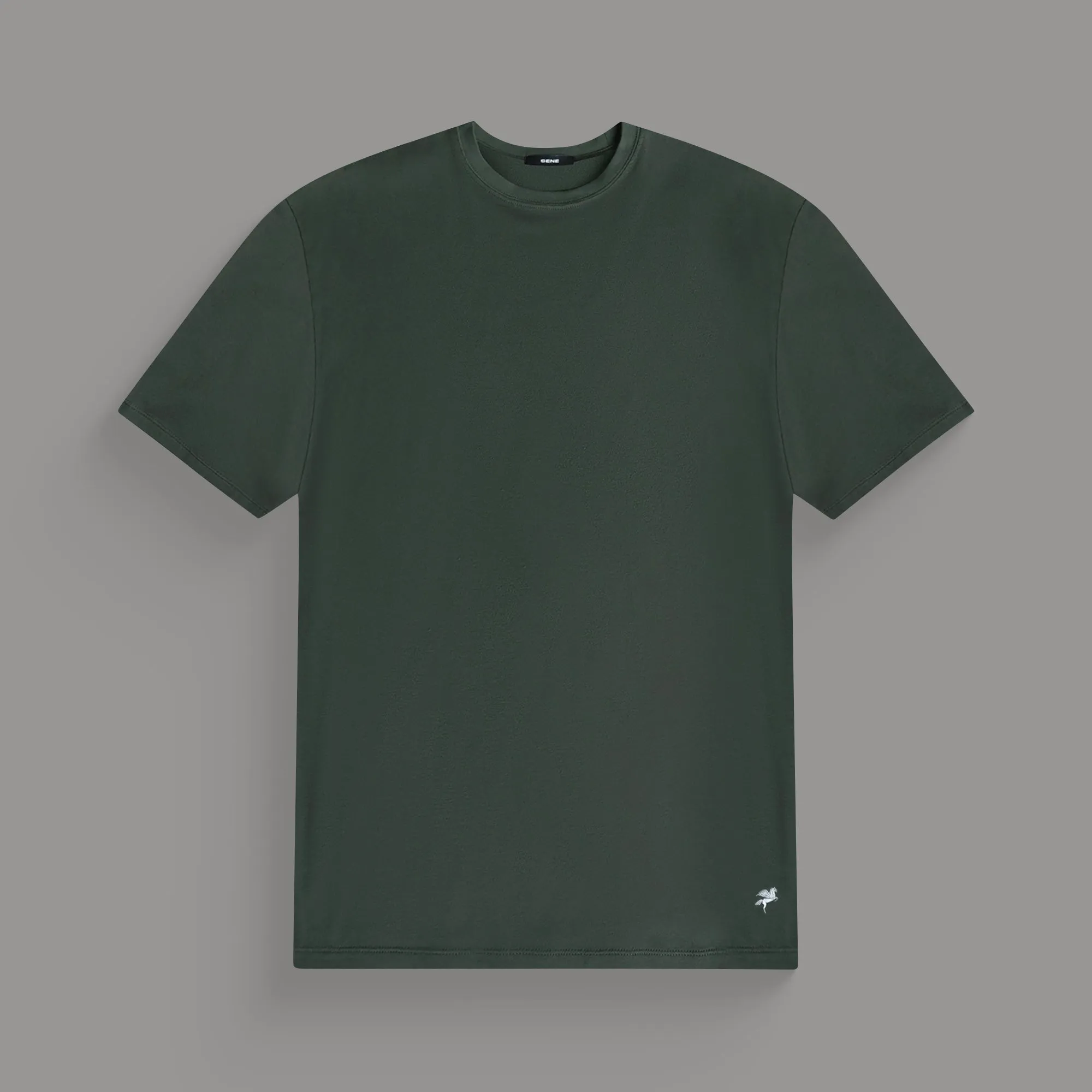 Reinforced Hem Stitching Durable Interlock Stitch Cumulus Crew T-Shirt