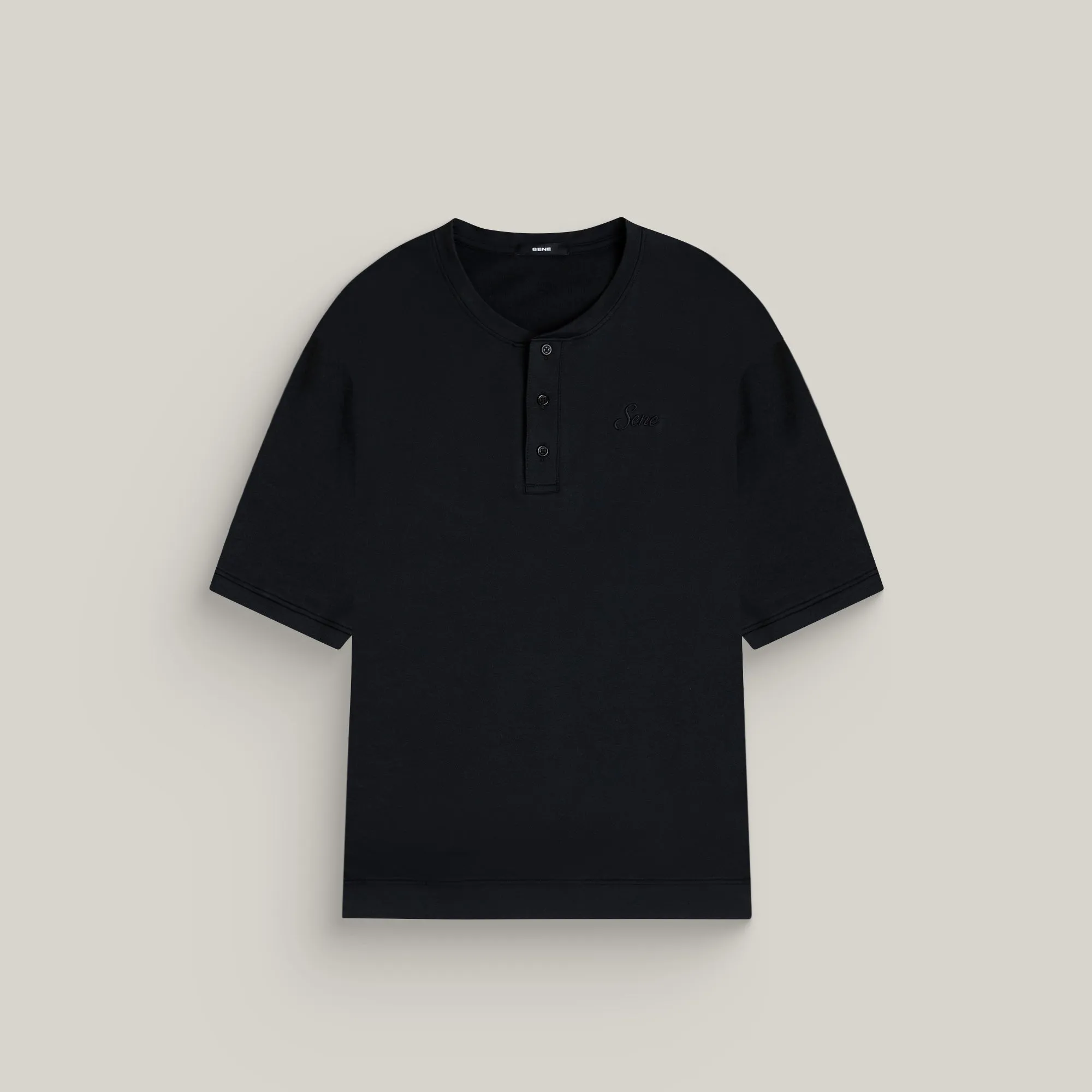 Cumulus Drop Henley AntiPill Surface Soft Blended Fabric