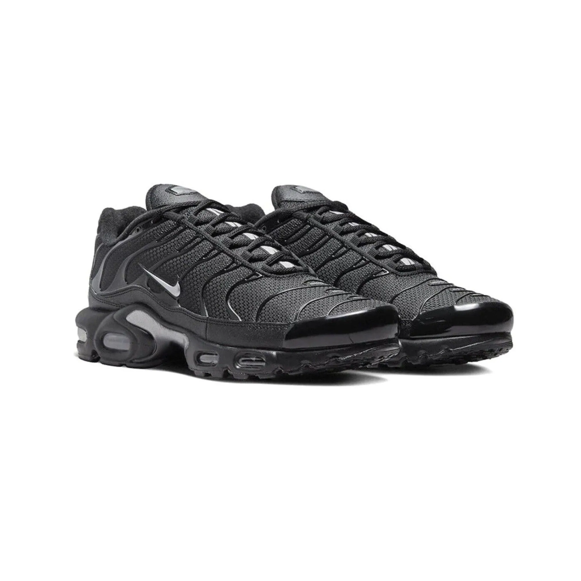 Air Max Plus TN 'Mini Swoosh Black Silver' (2022) Sporty Touch Shock Diffusing