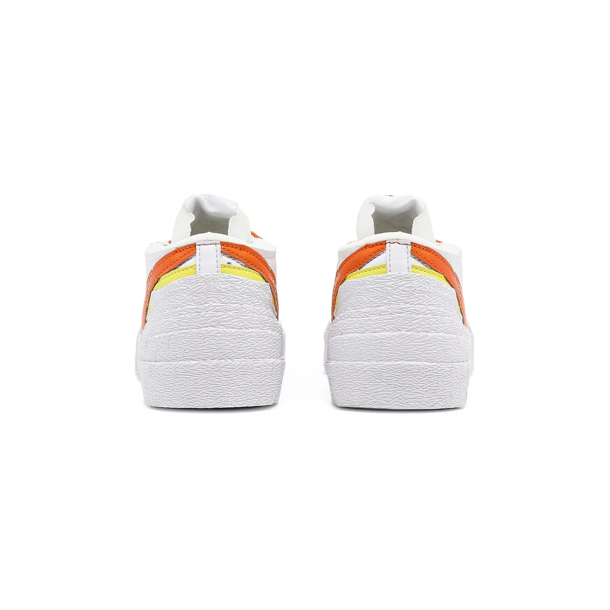 Nike Blazer Low Sacai 'White Magma Orange' (2021) Quiet Walk All Season Traction