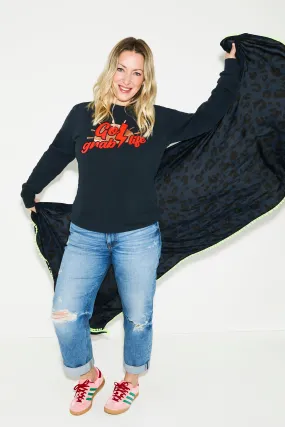 Hiking Suitable Scamp & Dude x Nicky Newman Navy 'Go Grab Life' Charity Classic Sweatshirt