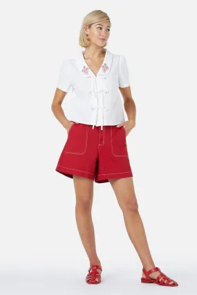 Dara Drill Short Simple and Cozy