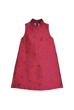 Sleeveless Mod Dress - Gingham et Rose Sleek Touch