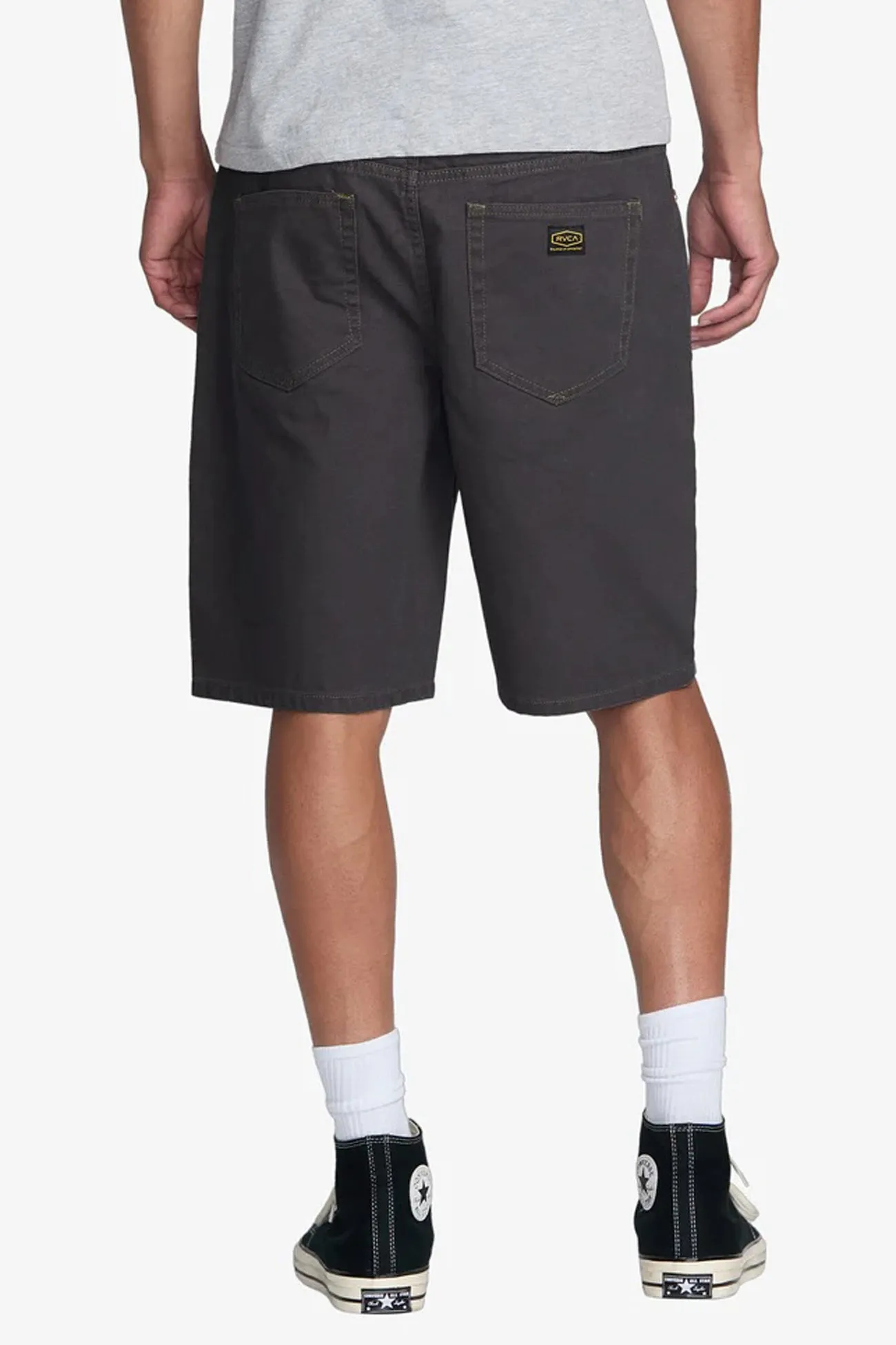 Comfy Waistband Weekend Style Dayshift 5 Pocket Short 21 Garage Blue